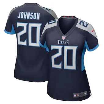 womens nike lonnie johnson navy tennessee titans game playe